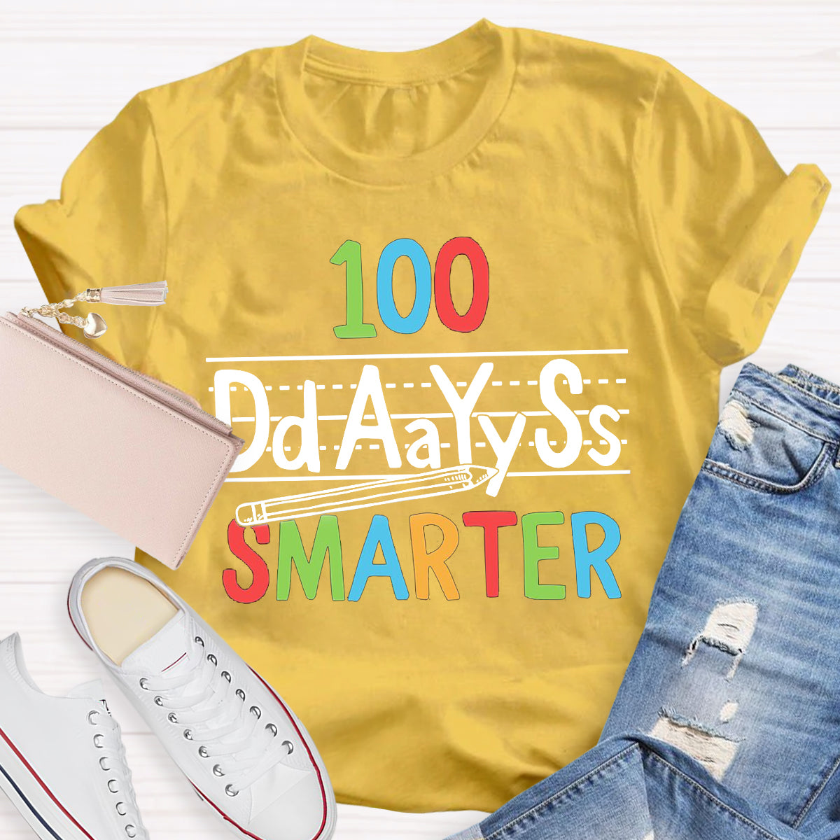 100 Days Smarter Teacher T-Shirt