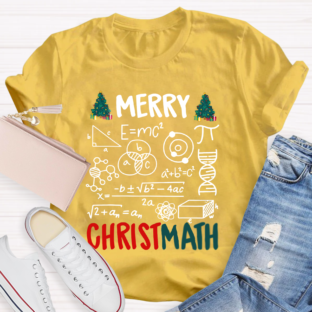 Merry Christmath Math Teacher T-Shirt