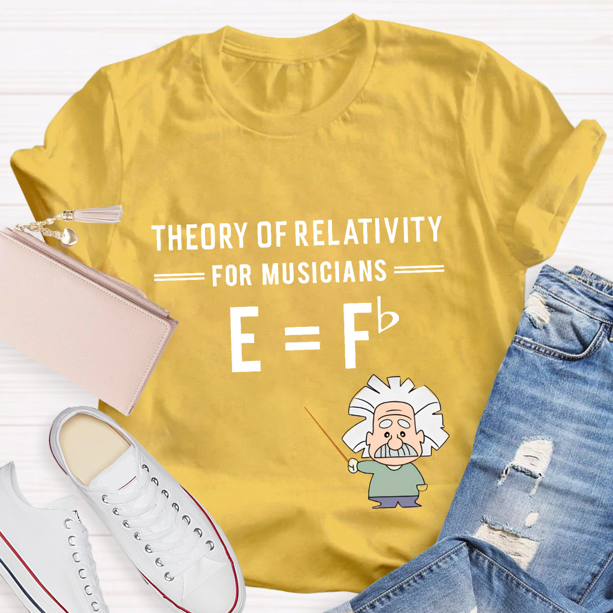 Theory Of Relativity For Musicians Teacher T-Shirt