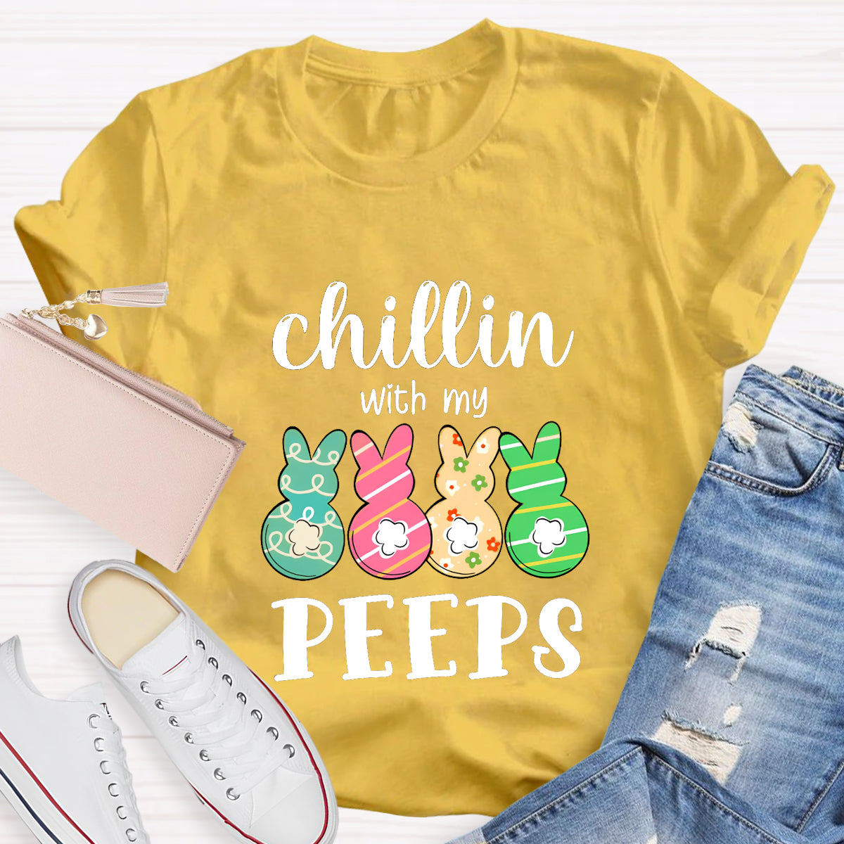 Chilling With My Cute Peeps T-Shirt