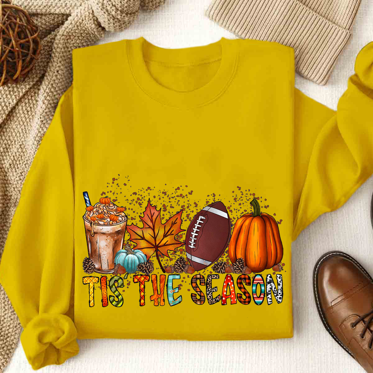 Tis The Season Fall Vibes Sweatshirt