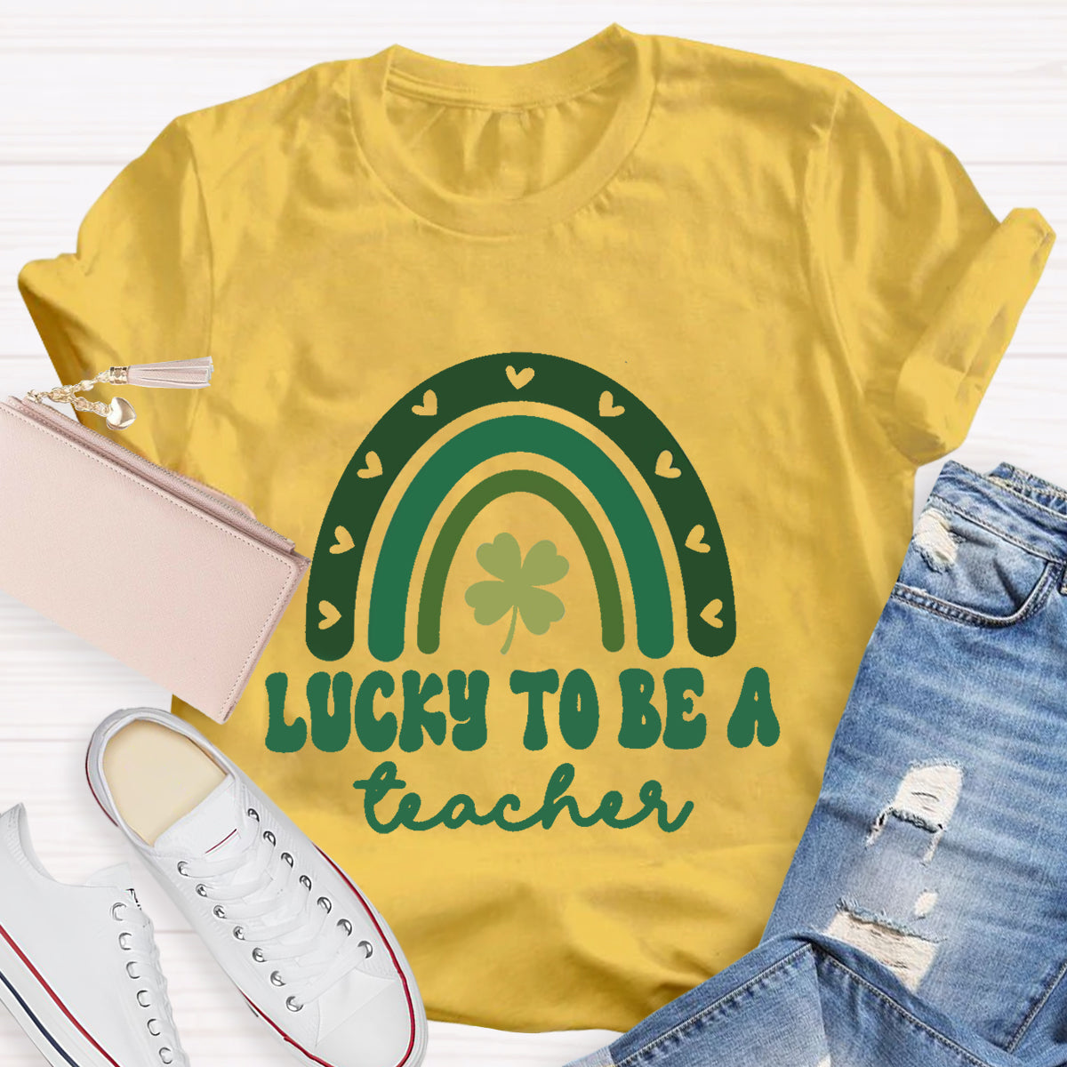 Lucky To Be A Teacher T-Shirt