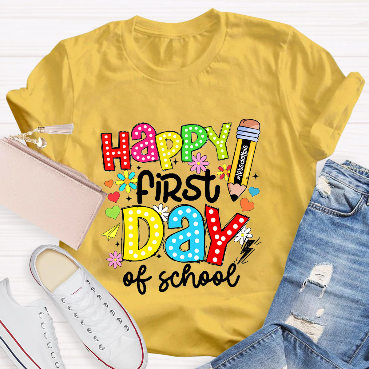 Happy First Day Of School T-Shirt