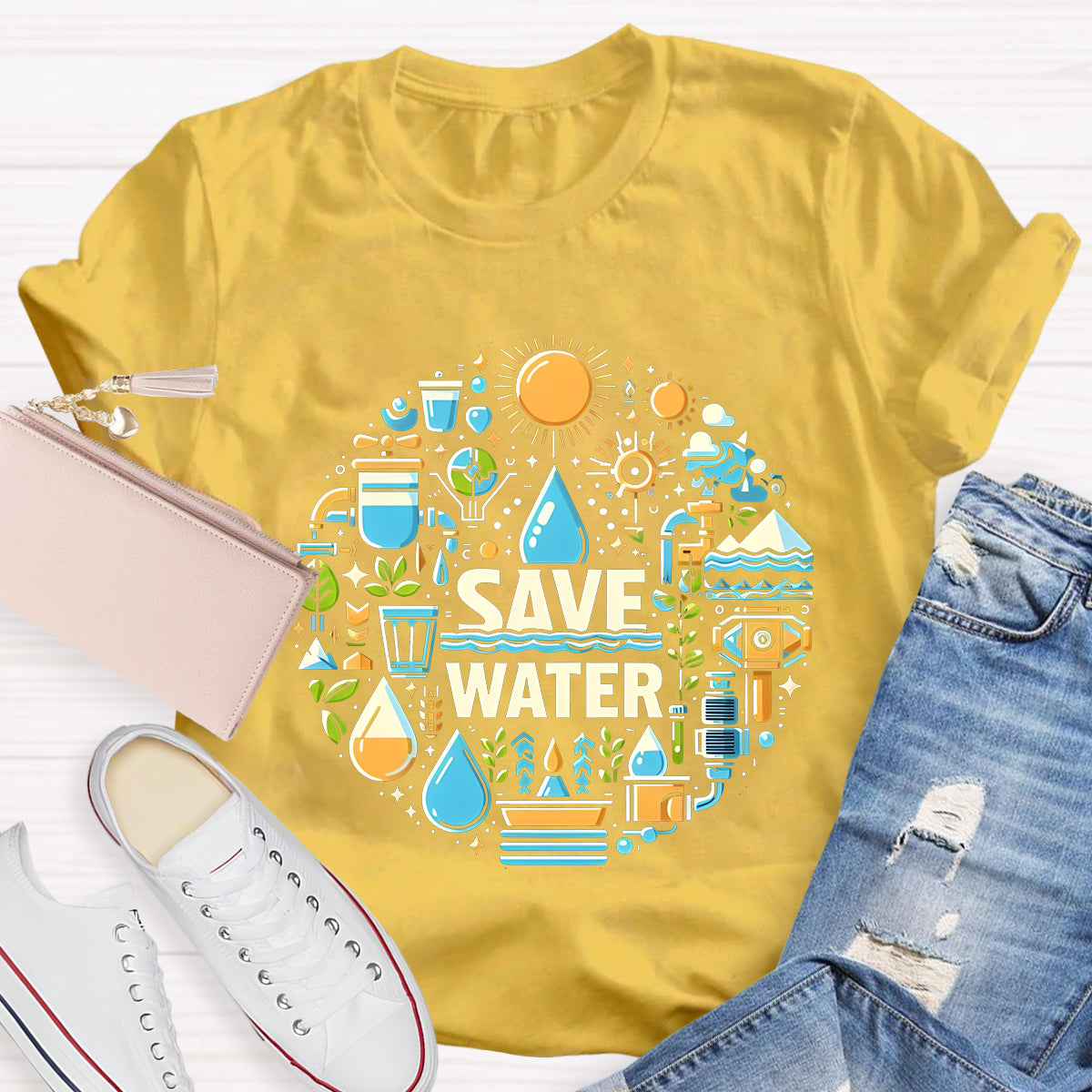 Save Water Teacher T-Shirt