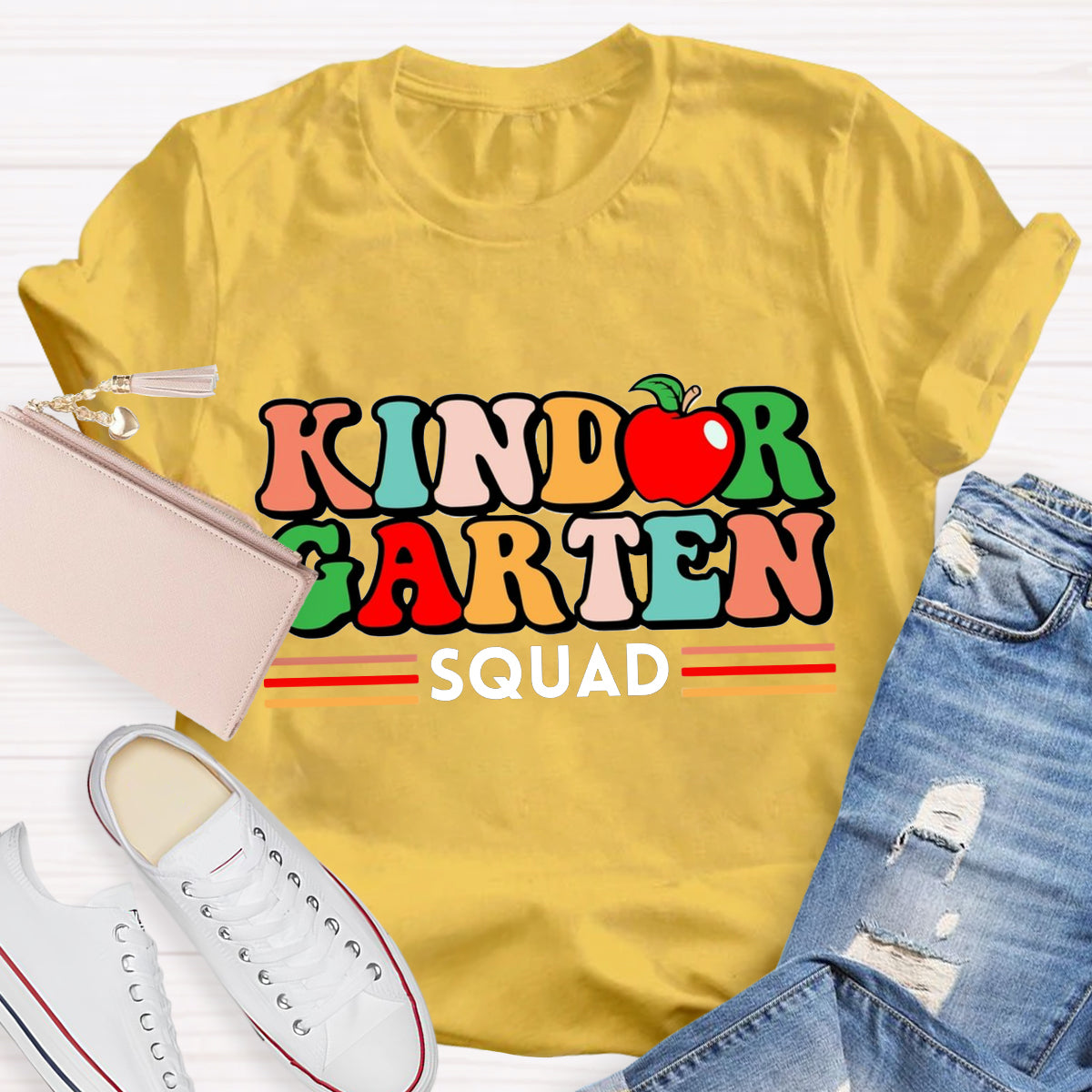 Personalized Grade Teacher Squad  T-Shirt