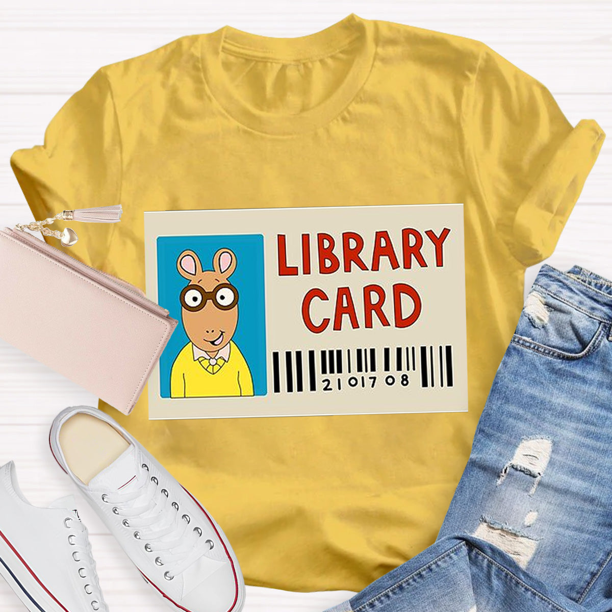 Arthur Library Teacher T-Shirt