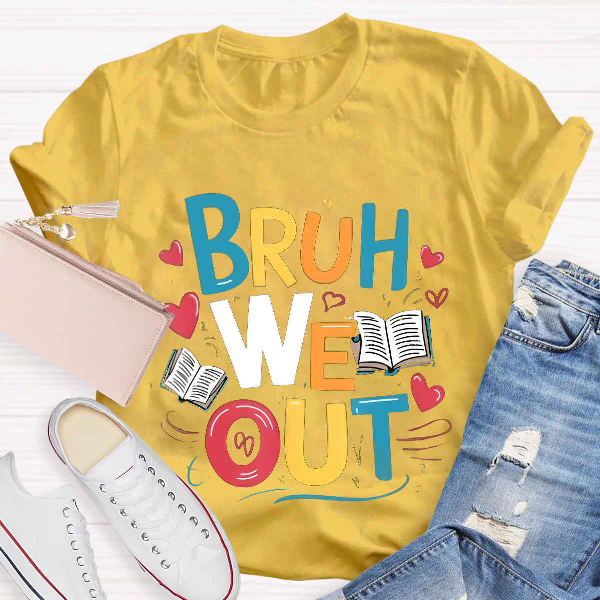 Bruh We Out Teacher T-Shirt