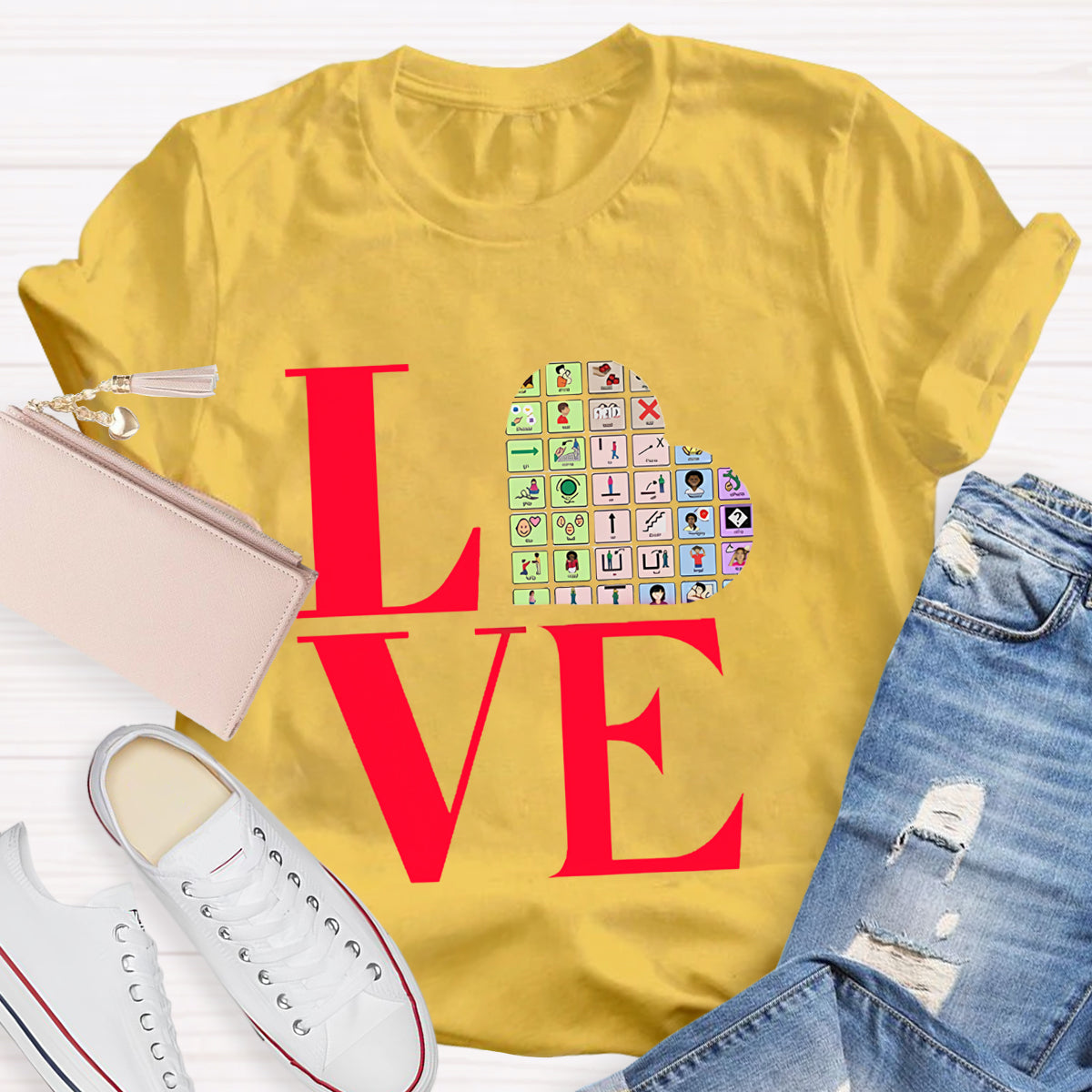 Valentine's AAC for Speech Therapist Teacher T-Shirt