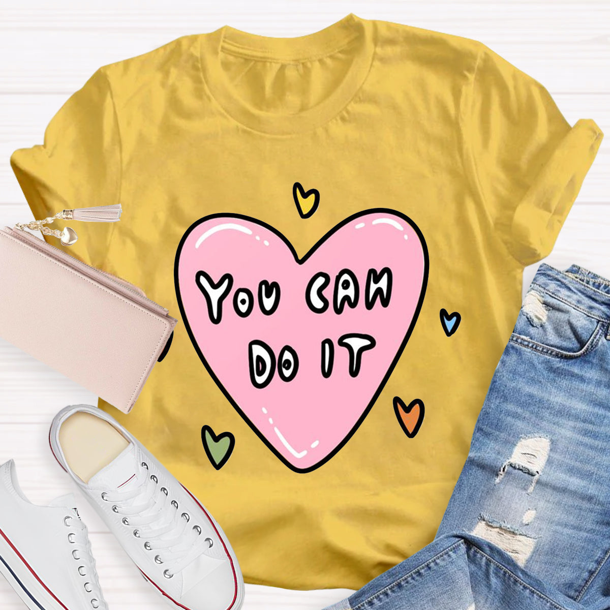 You Can Do It Motivational Language T-Shirt