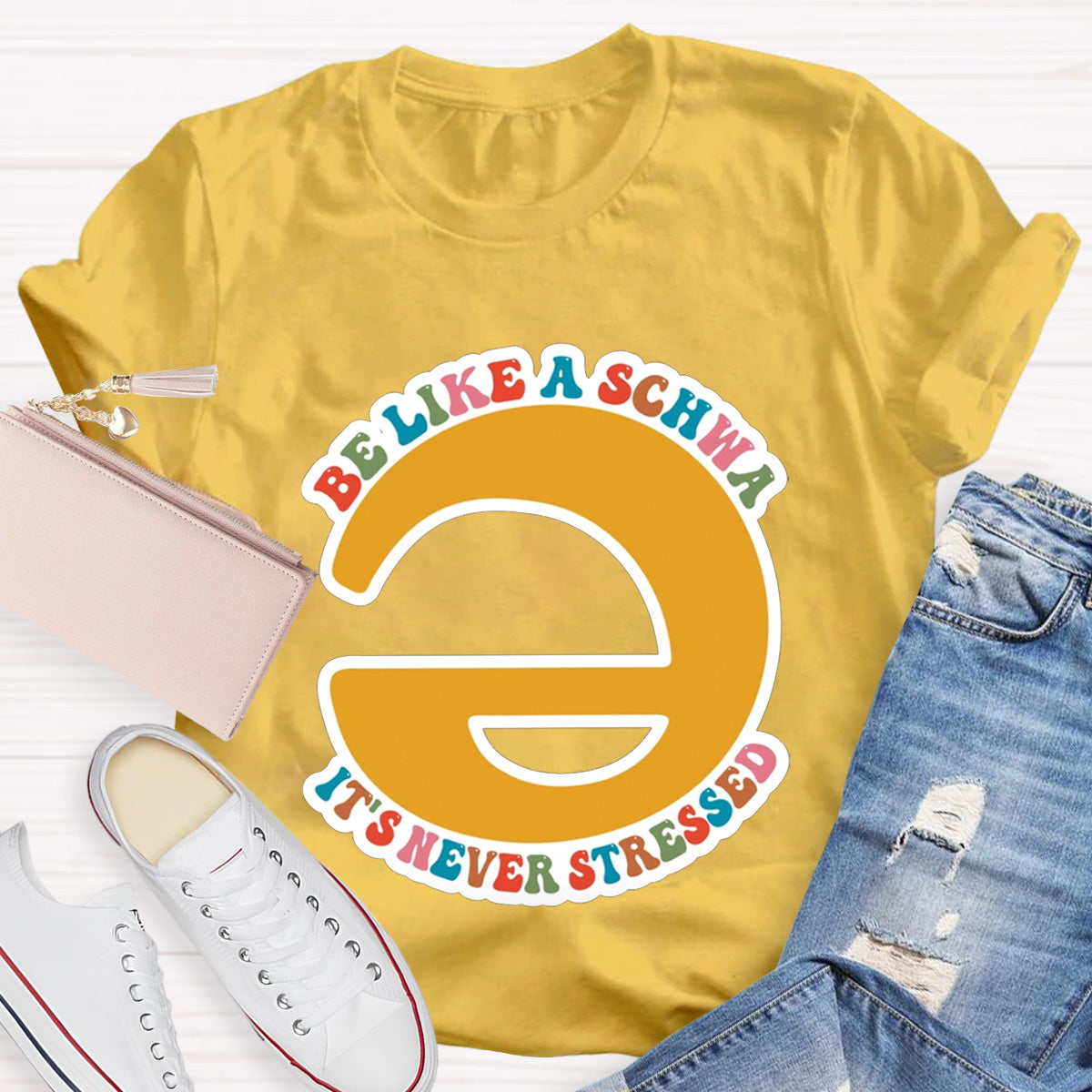 Be Like A Schwa Teacher T-Shirt