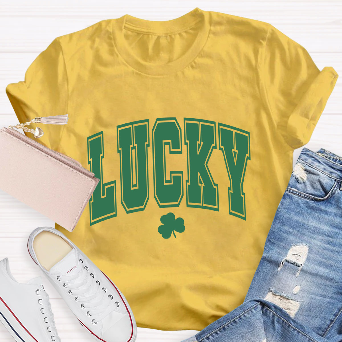 St Patrick's Day Lucky Shamrock T-Shirt