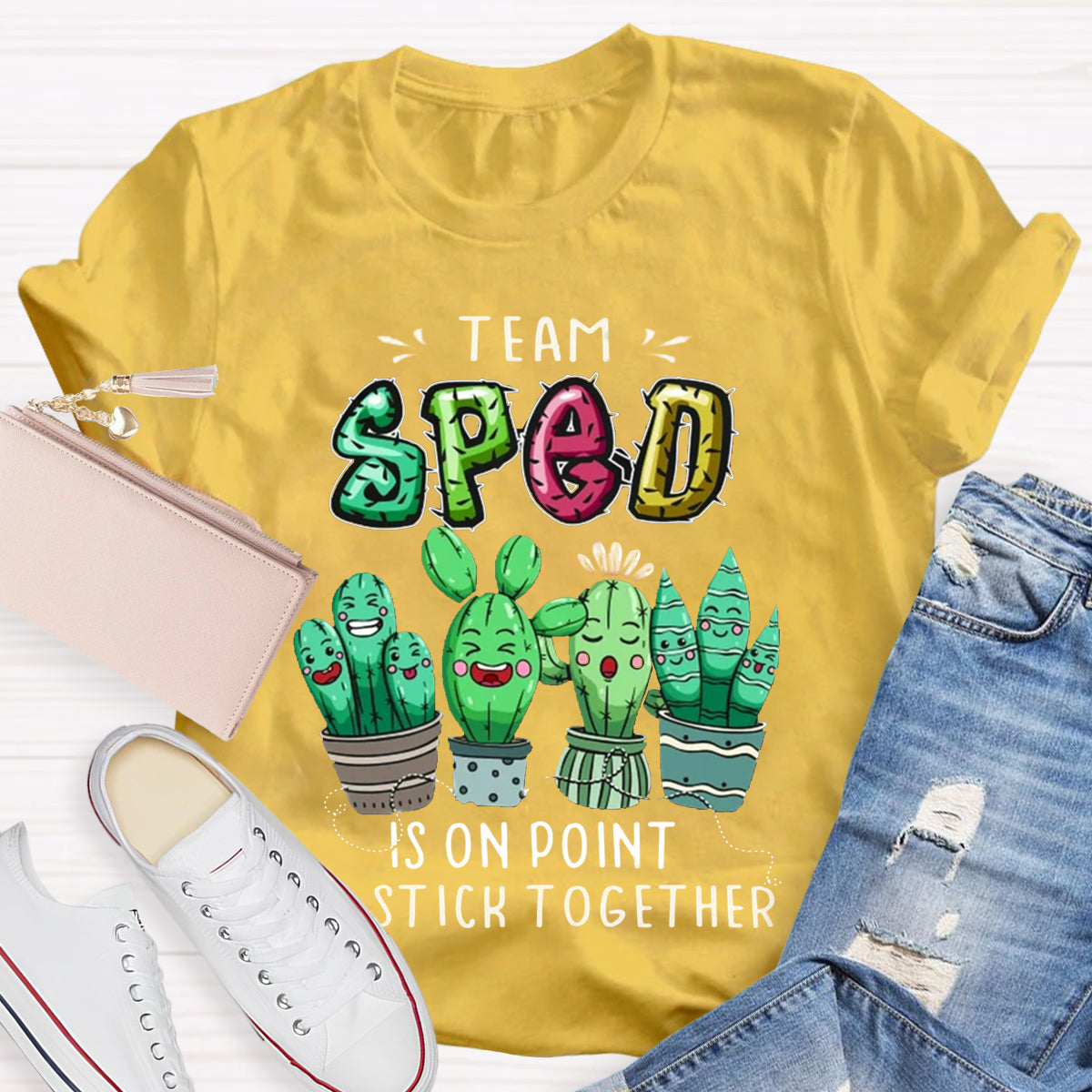 Sped Team Is On Point We Stick Together T-Shirt