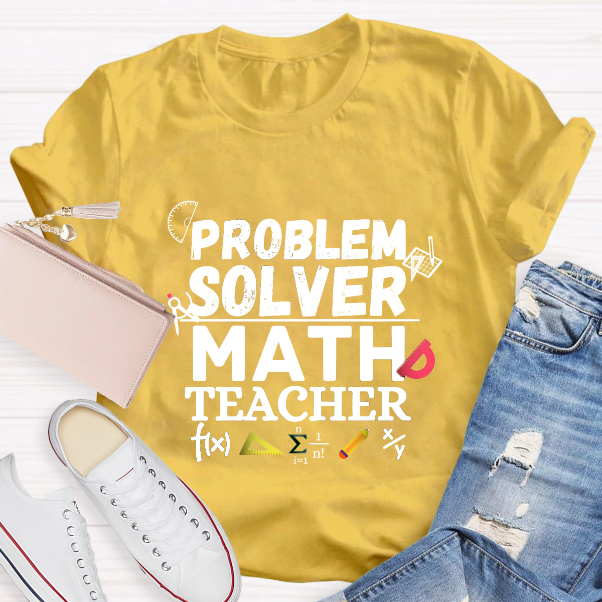 Problem Solver Math Teacher T-Shirt