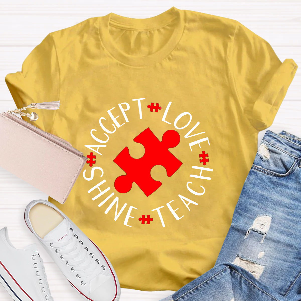 Accept Love Teach Shine T-Shirt