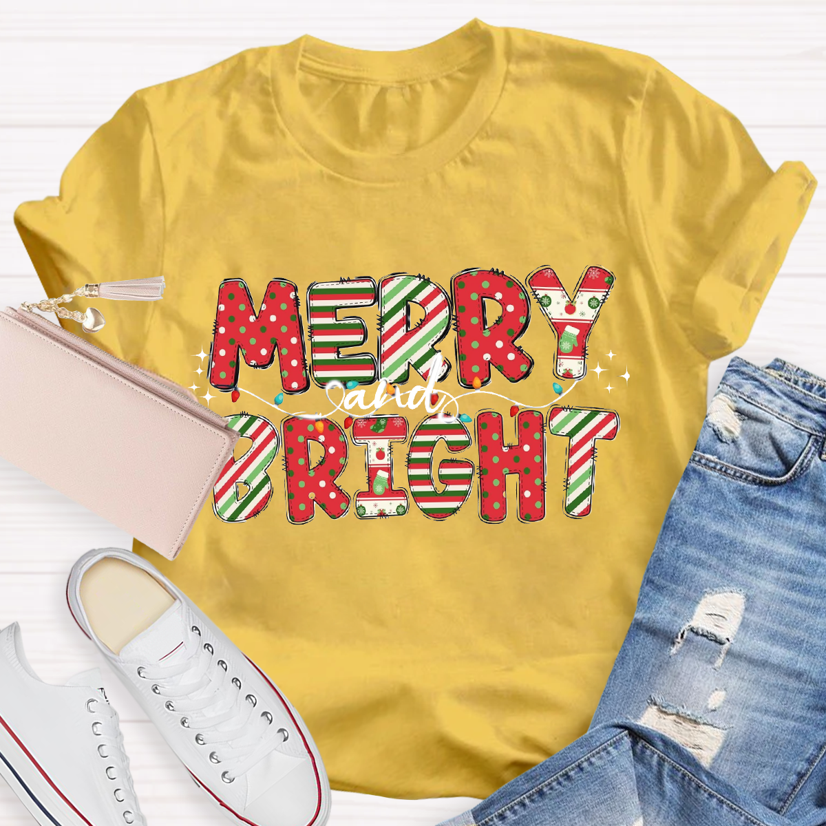 Merry And Bright Dot T-Shirt