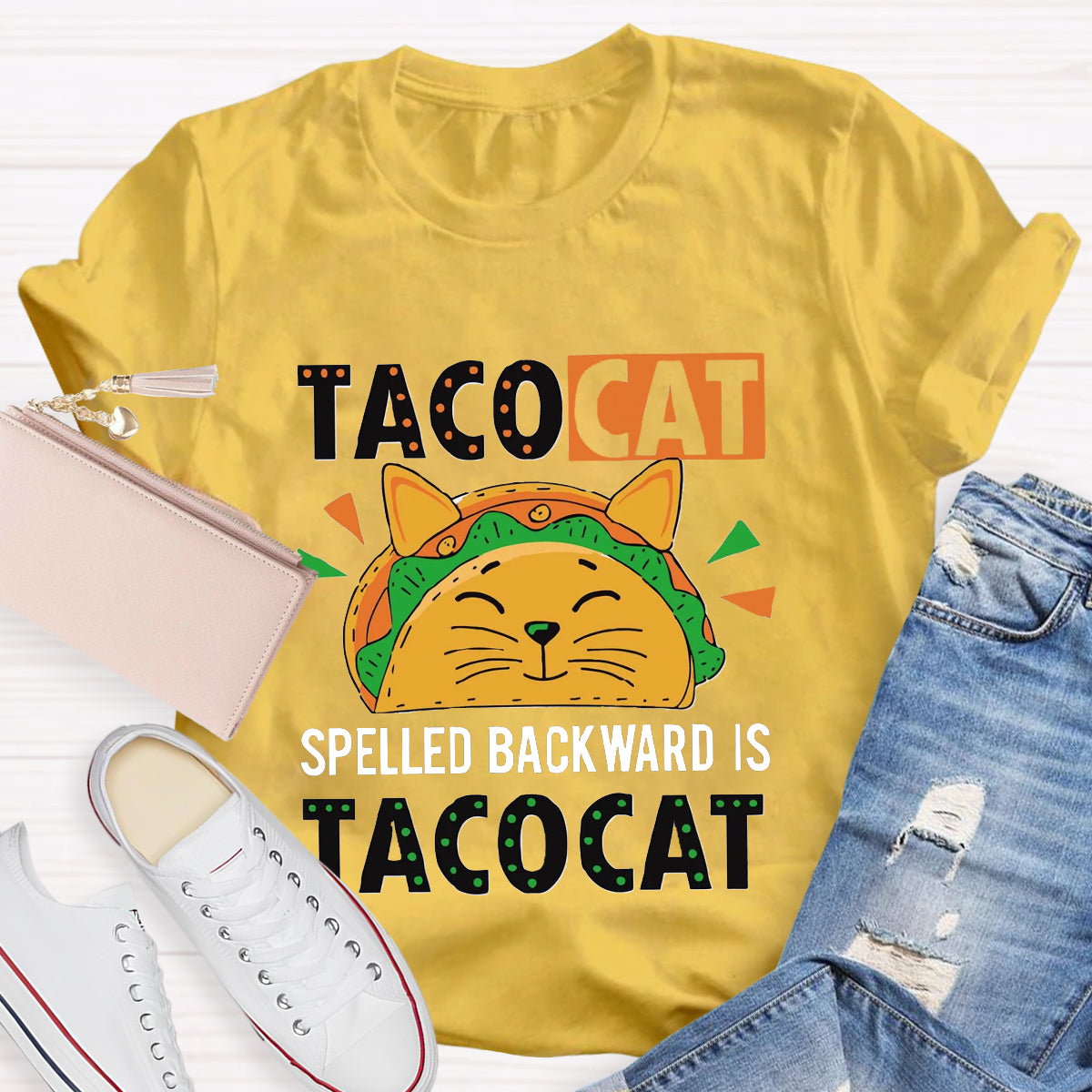 Tacocat Spelled Backward Is Tacocat T-Shirt