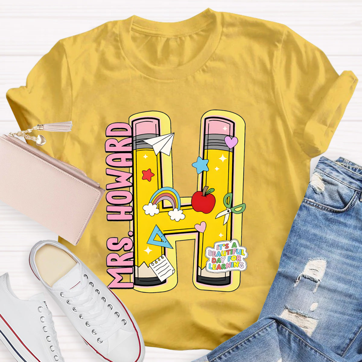 Personalized Teacher Name Mrs Howard T-Shirt