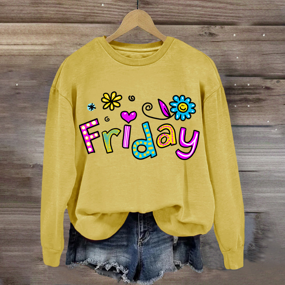 Happy Friday Teacher Sweatshirt