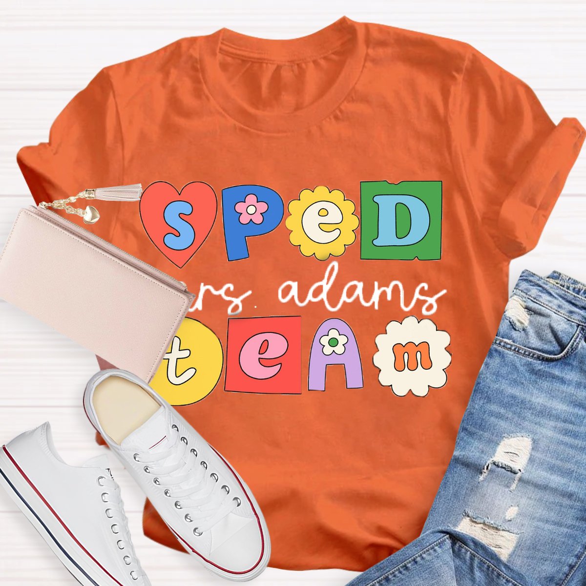 Personalized Name Special Education Teacher TShirt