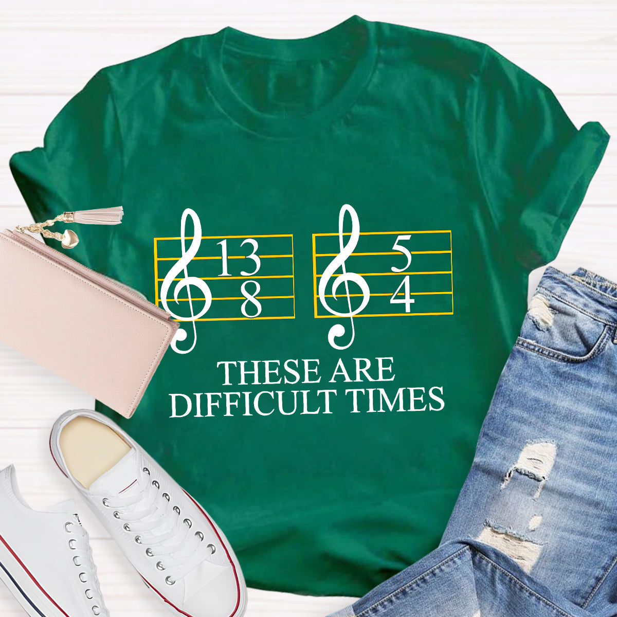 Music Difficult Times Music Teacher T-Shirt