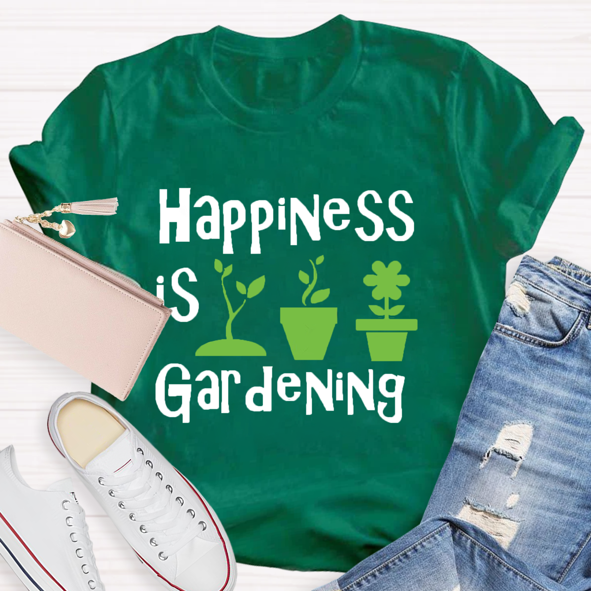 Happiness Is Gardening T-Shirt