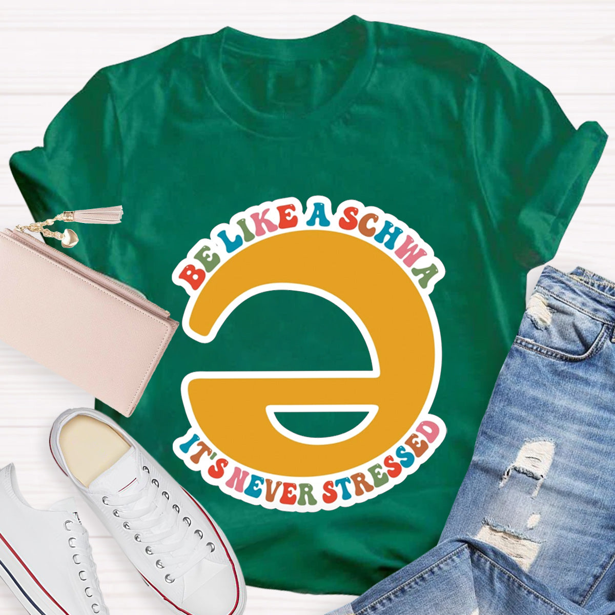 Be Like A Schwa Teacher T-Shirt