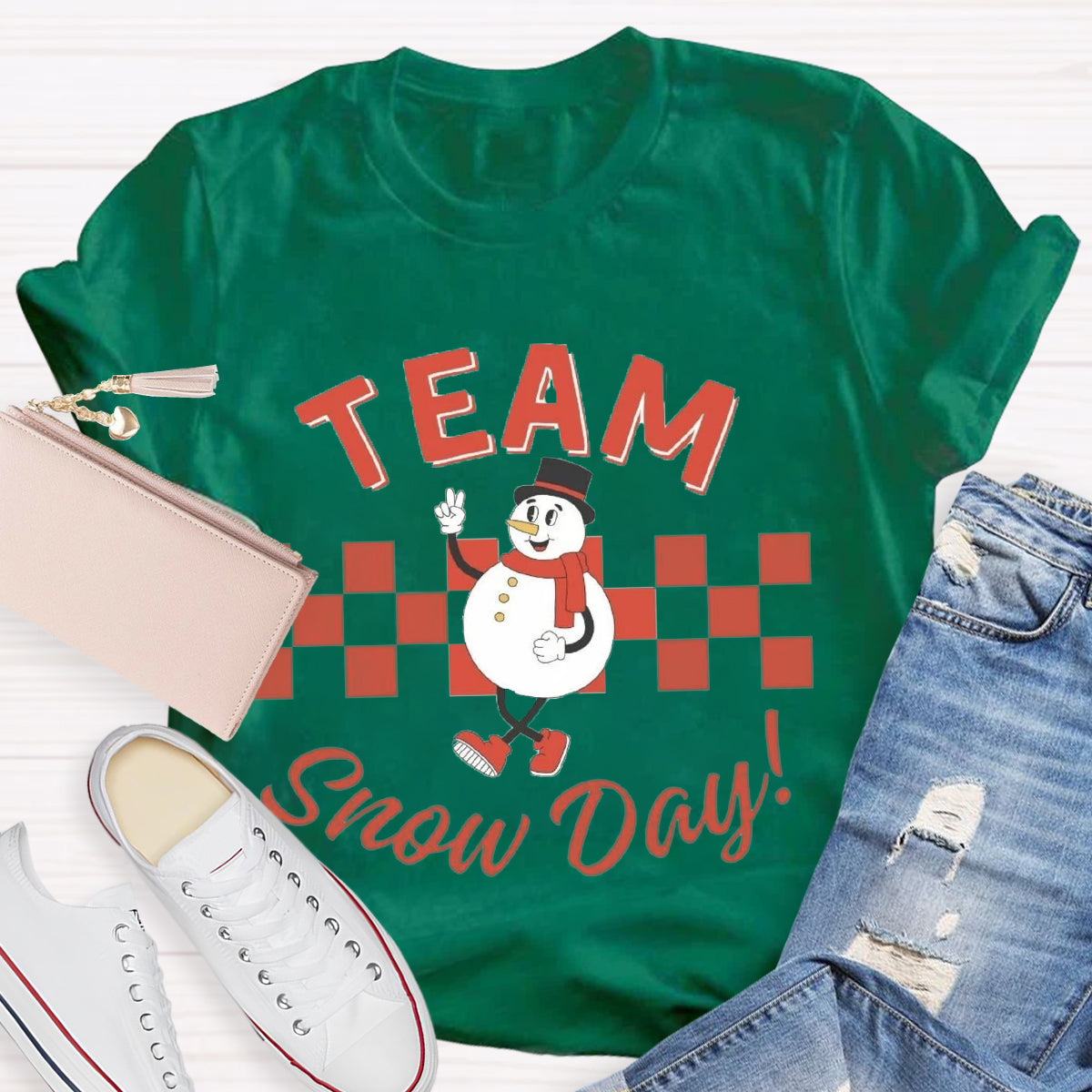 Team Of Snow Day Teacher T-Shirt