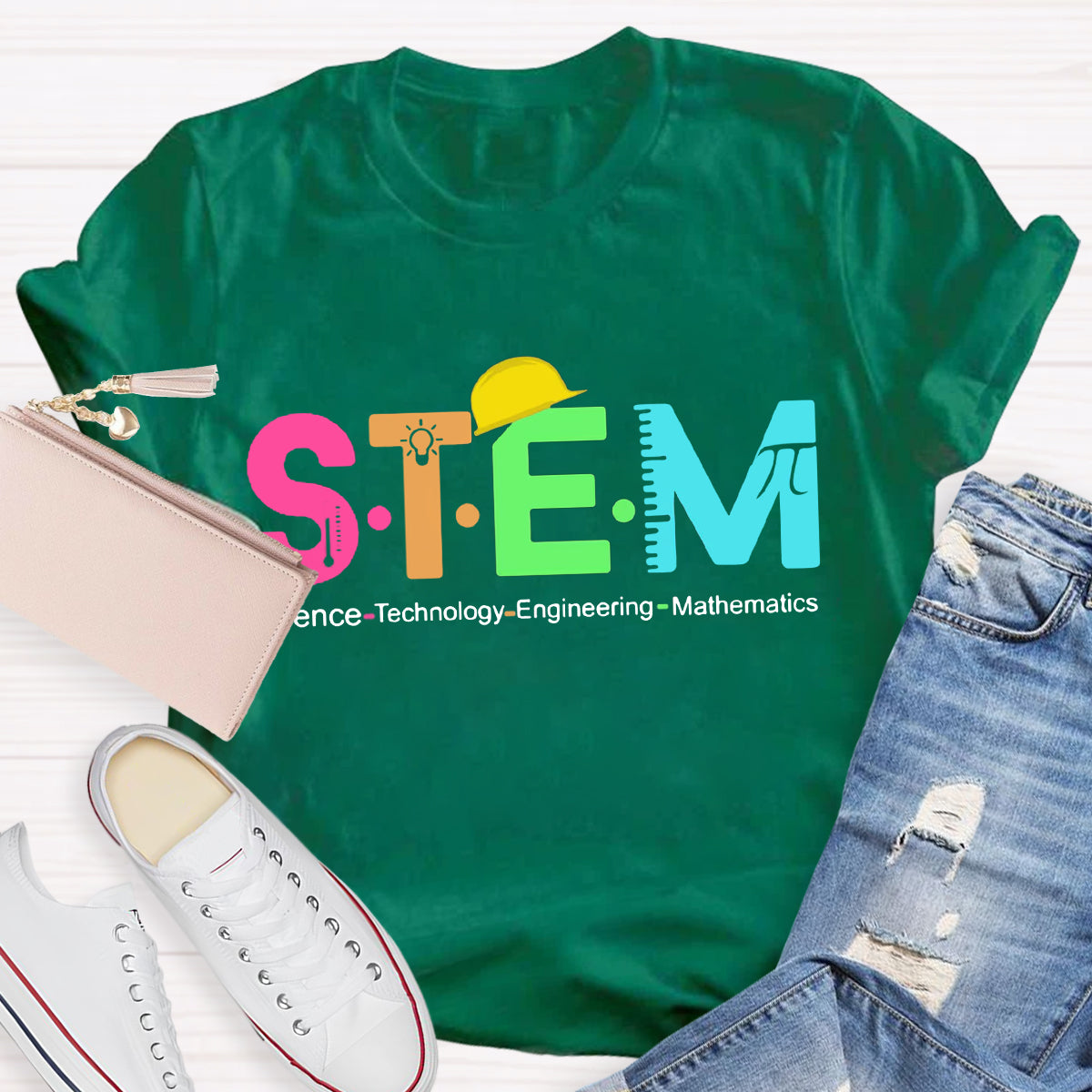 Science Technology Engineering Mathematics Teacher T-Shirt