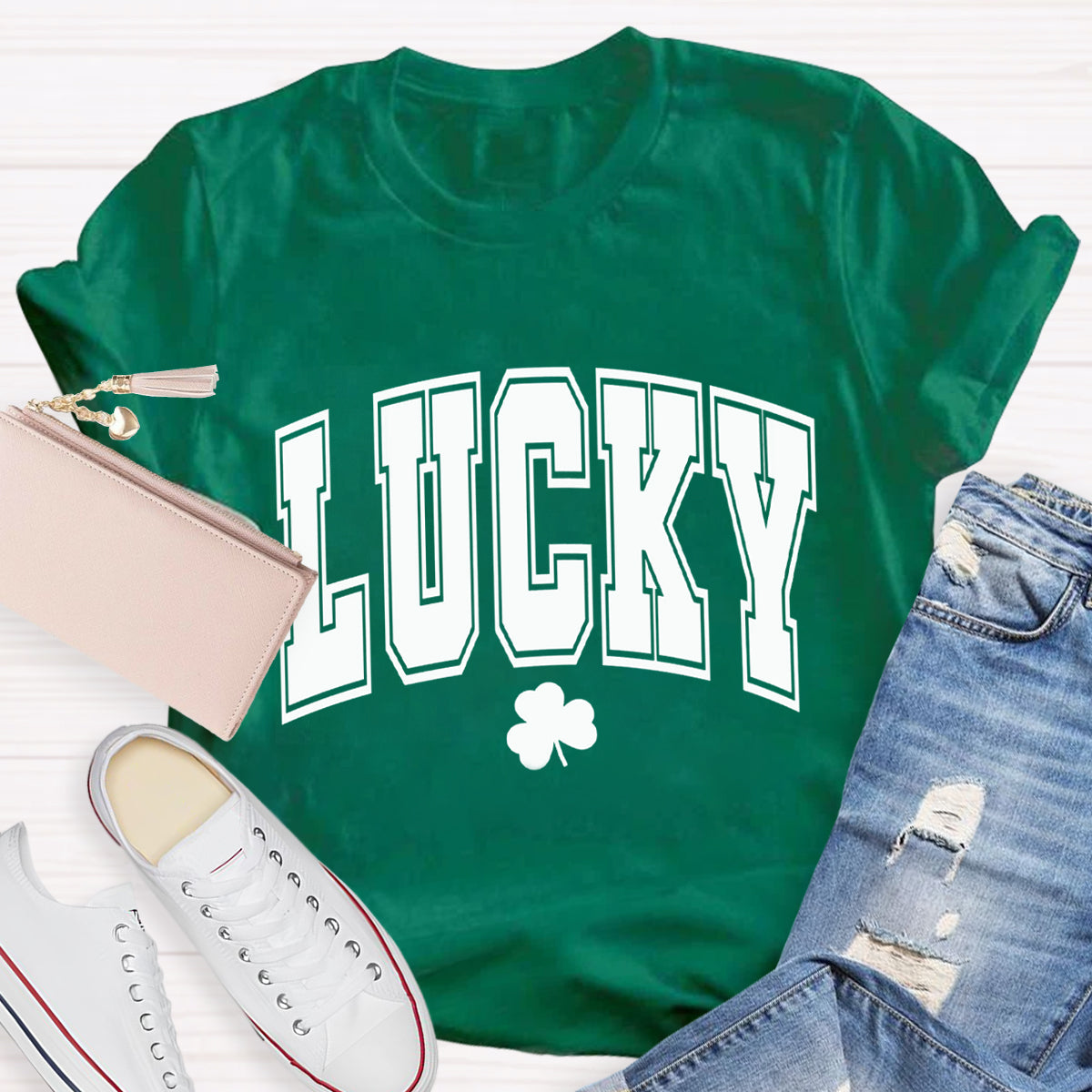 St Patrick's Day Lucky Shamrock T-Shirt