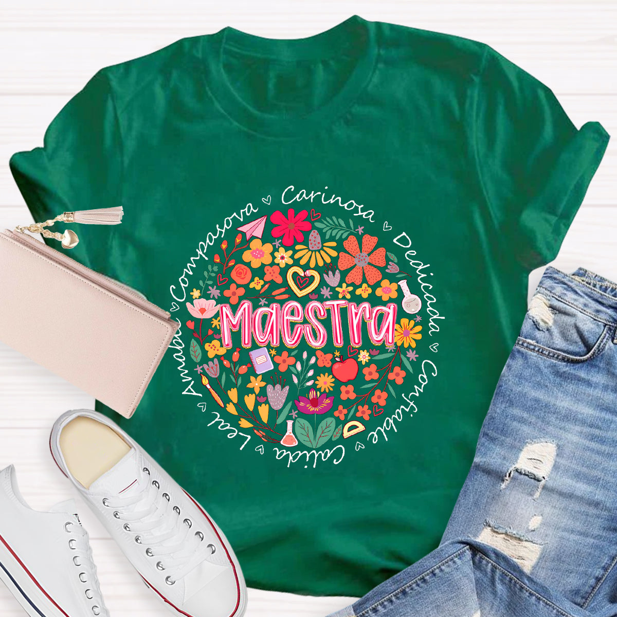 Maestra Teacher Carnosa Love T-Shirt