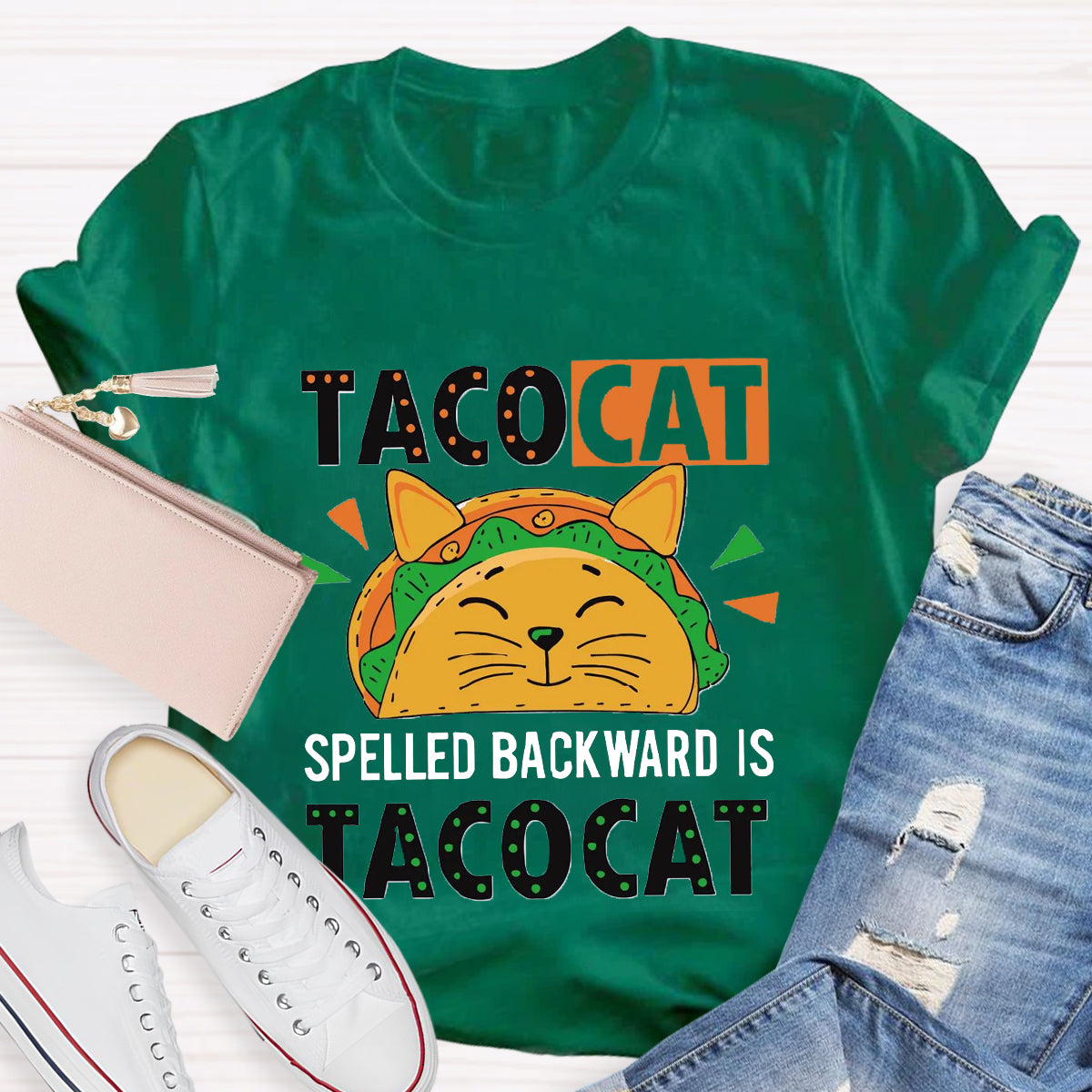 Tacocat Spelled Backward Is Tacocat T-Shirt