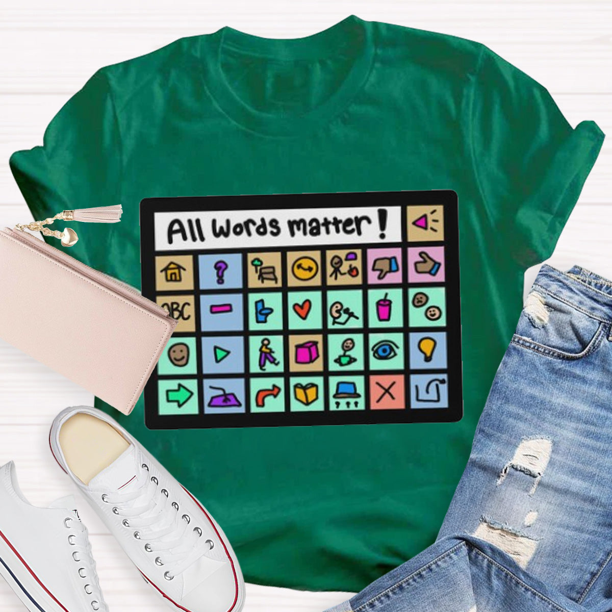 All Words Matter Teacher T-Shirt