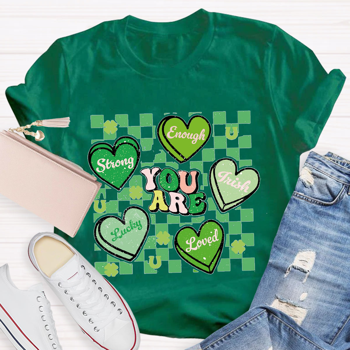 Retro Lucky Charm You Are Loved T-Shirt