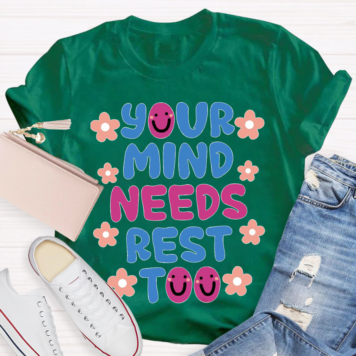 Your MInds Needs Rest Too Teacher T-Shirt