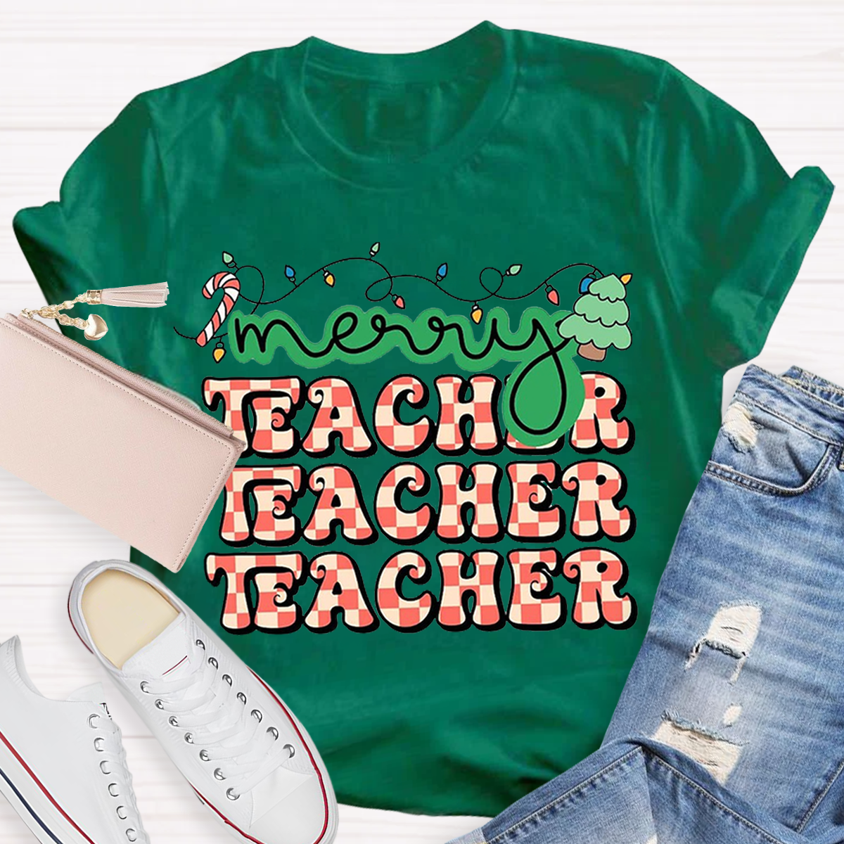 Merry Christmas Teacher T-Shirt