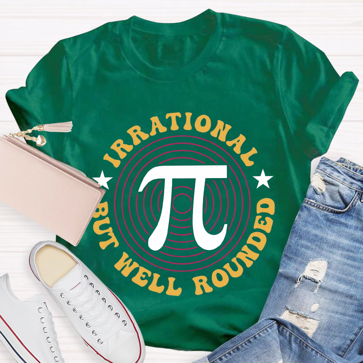 Irrational But Well Rounded Math Day T-Shirt