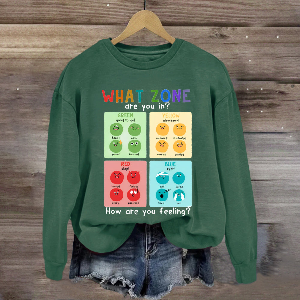 How Are You Feeling Teacher Sweatshirt