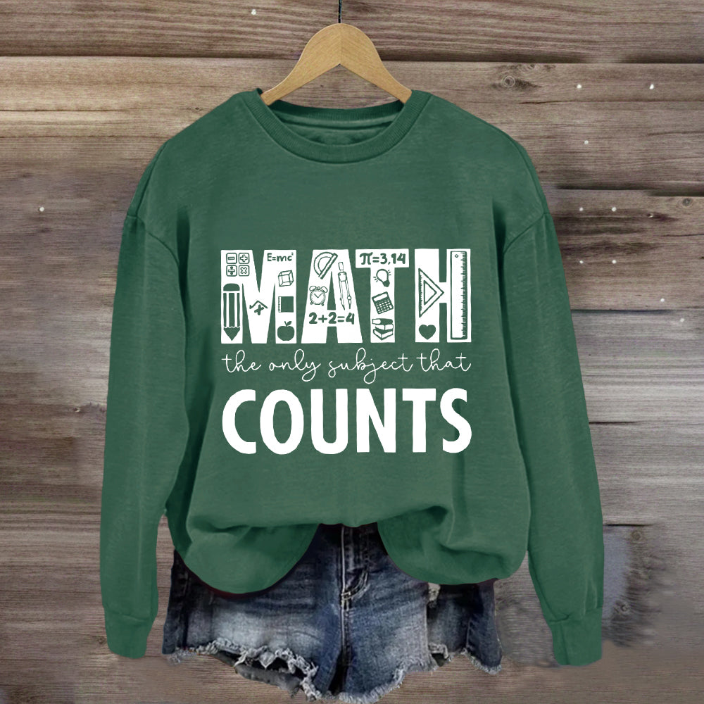 Math Counts Teacher Sweatshirt