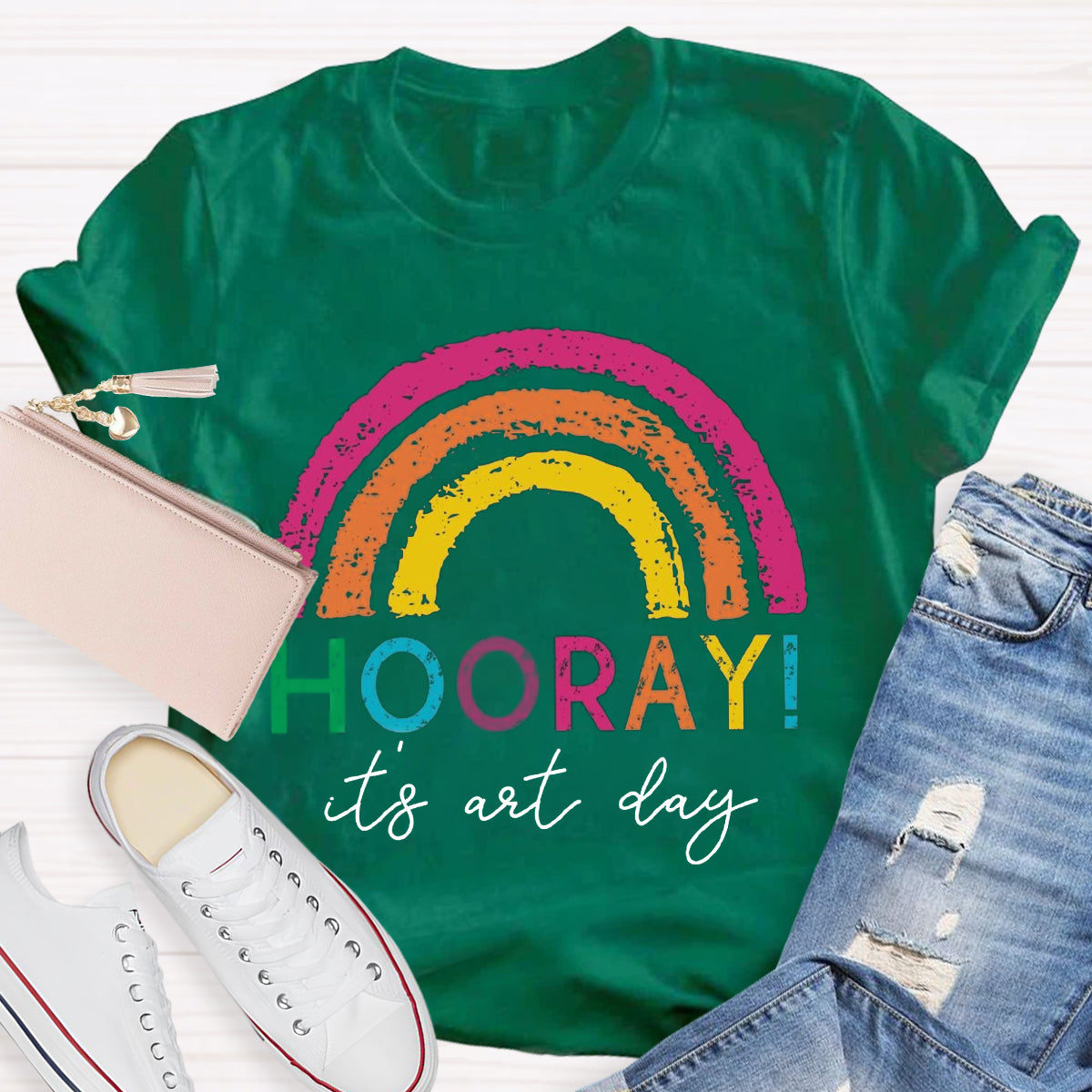 Hooray It's Art Day Teacher T-Shirt