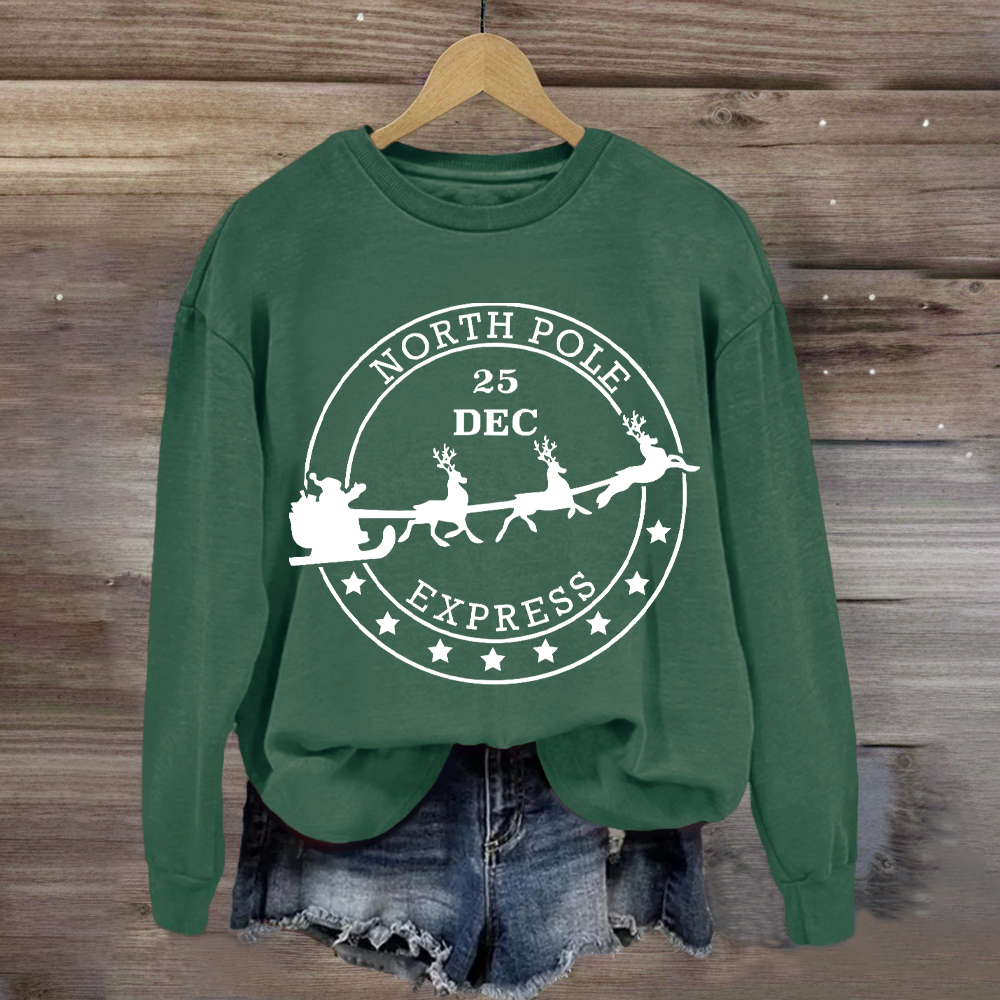 North Pole Express Teacher Sweatshirt