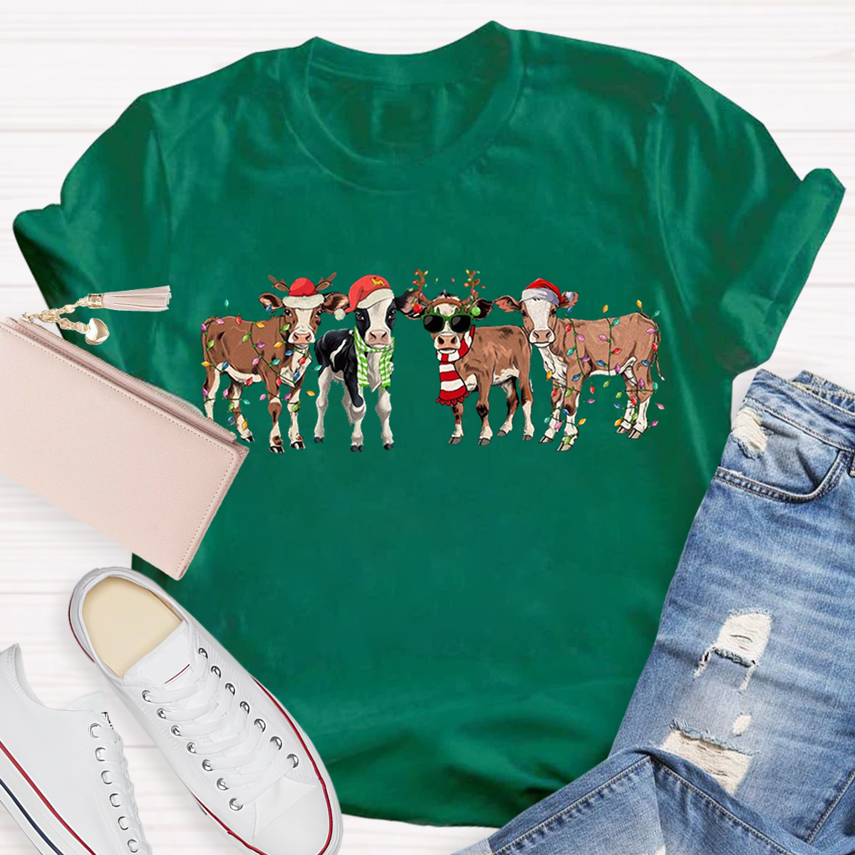 Lights Christmas Teacher T-Shirt