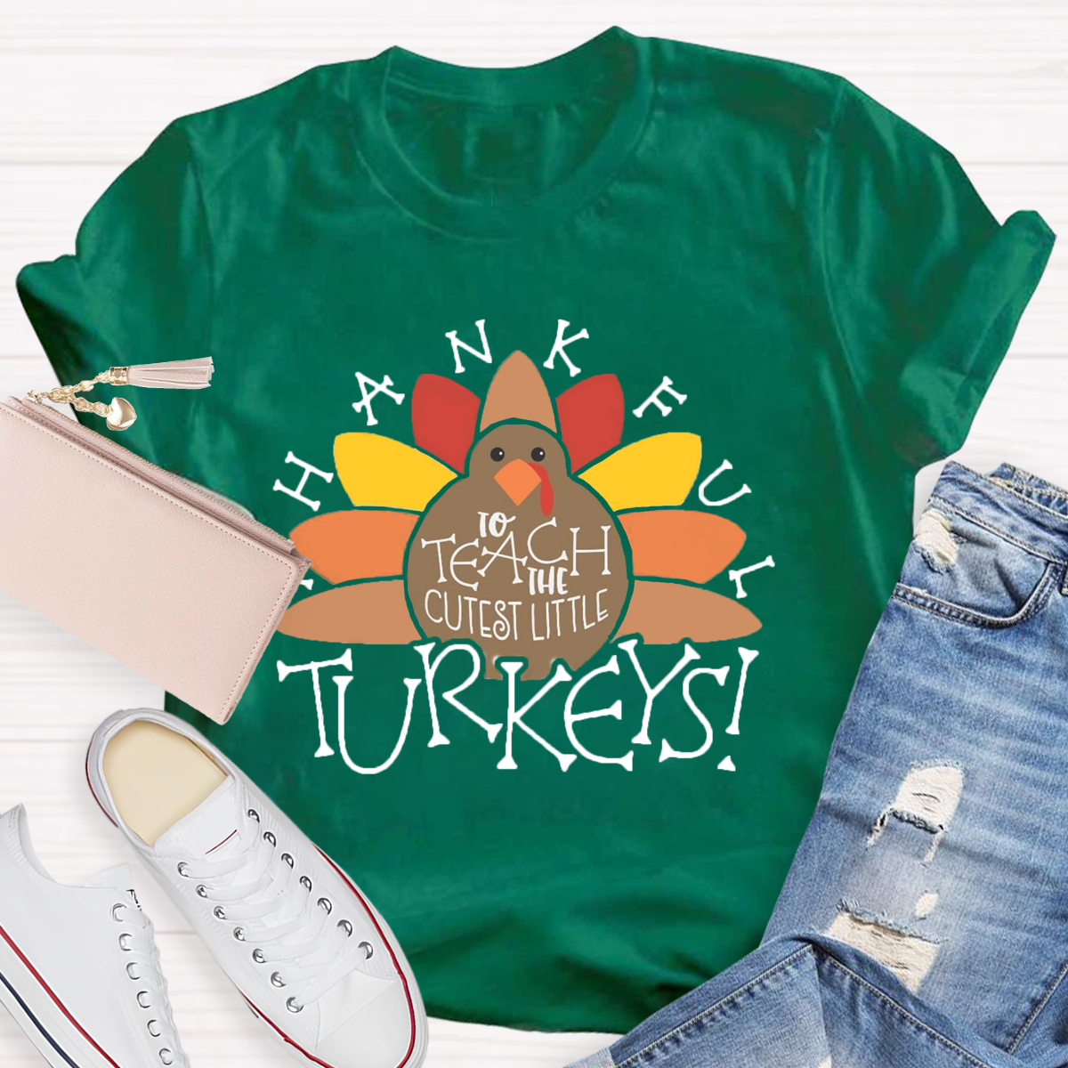 Thankful to Teach the Cutest Little Turkeys T-Shirt