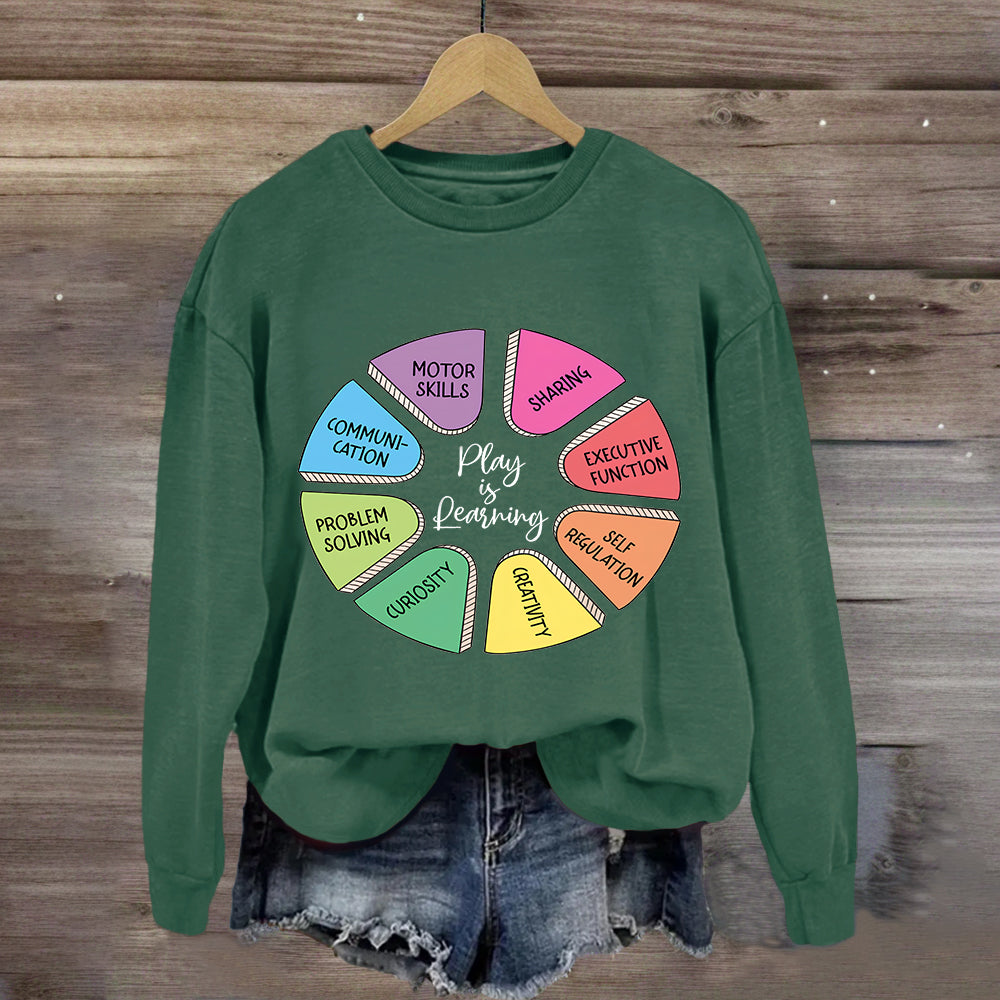 Play Is Learning More Skills Sweatshirt