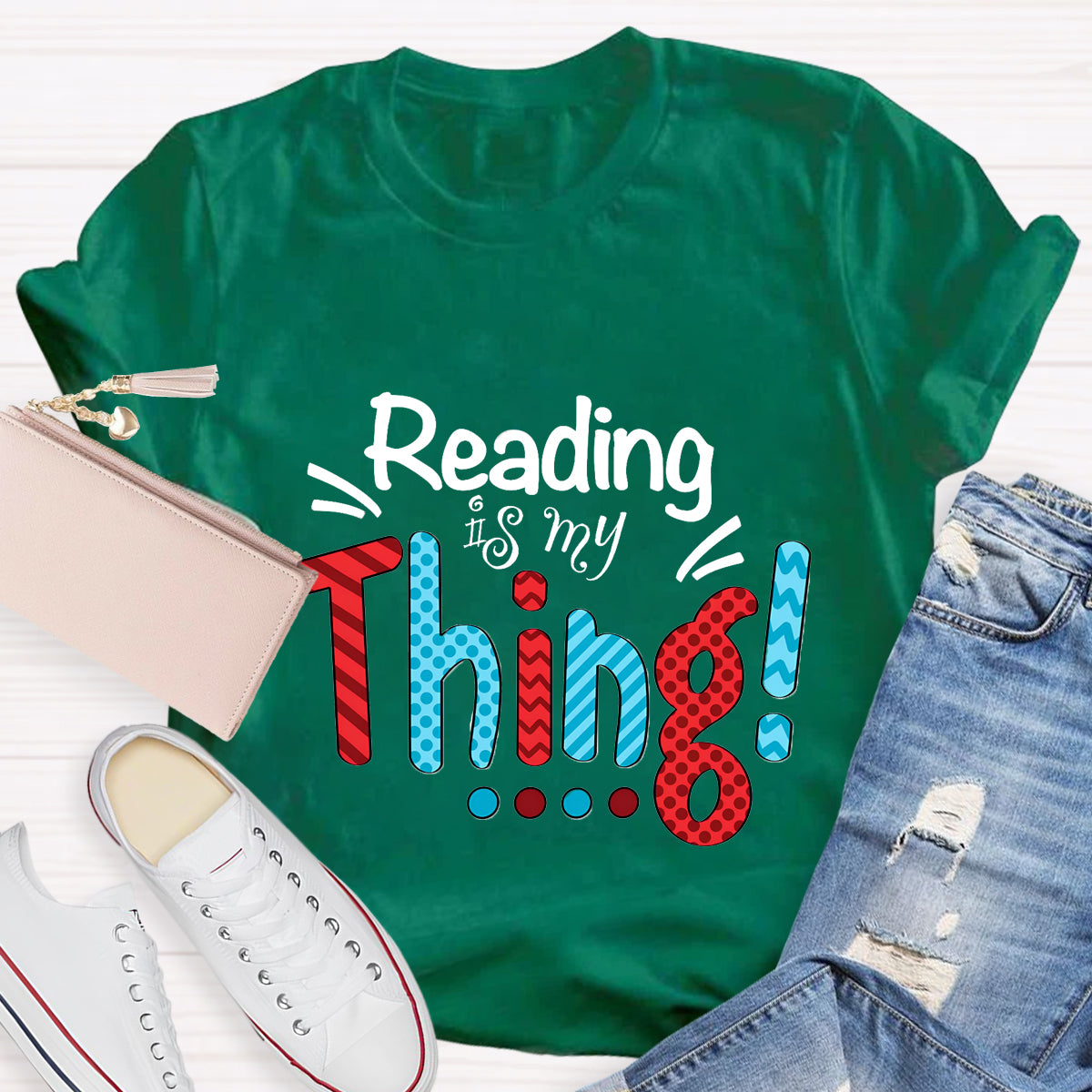 Reading Is My Thing Teacher T-Shirt