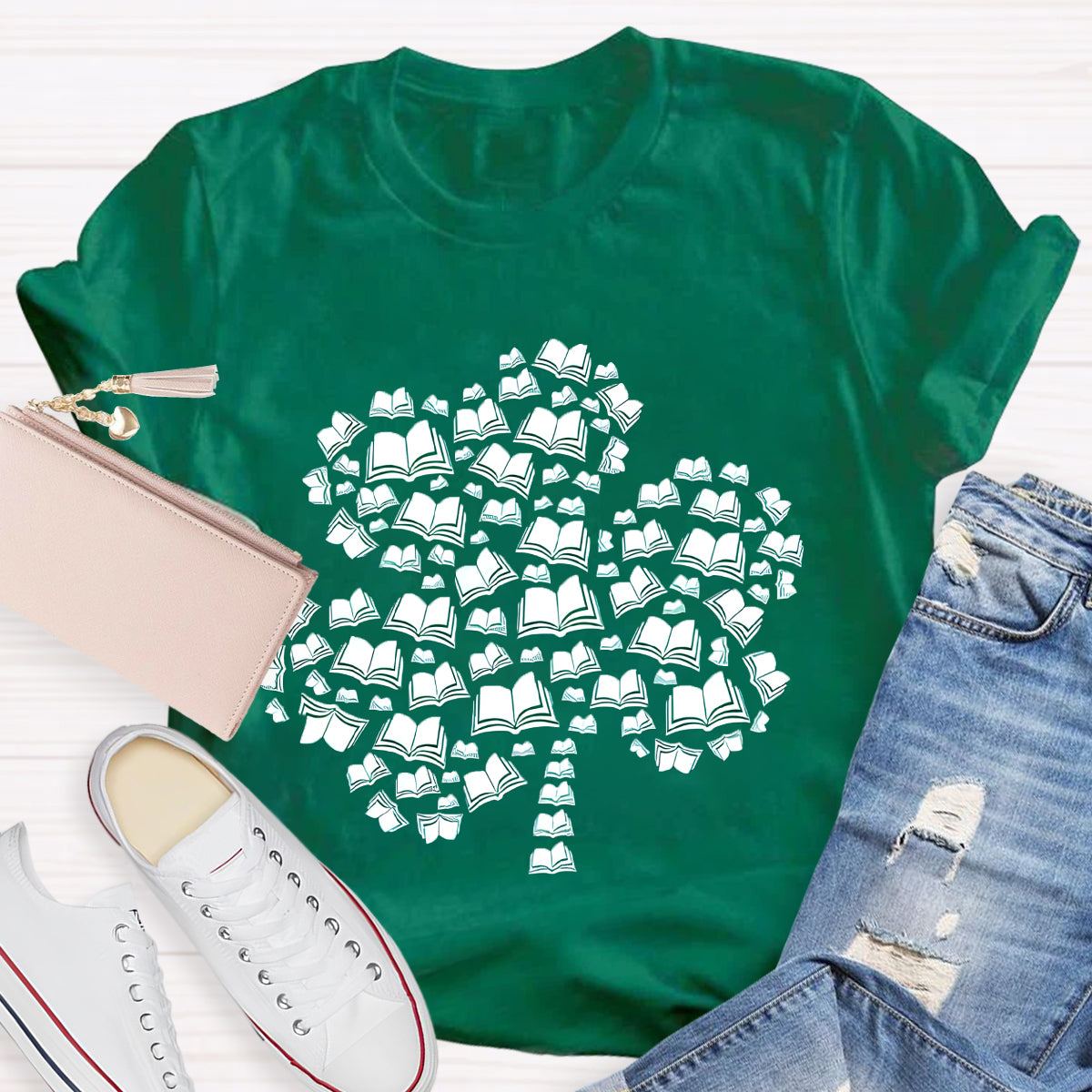 Shamrock Books Teacher T-Shirt