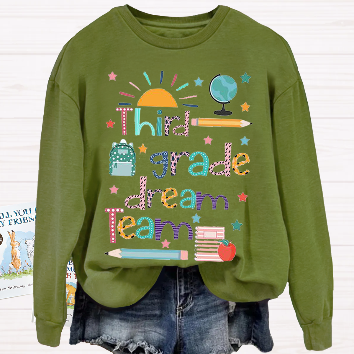 Personalized Grade Dream Team Sweatshirt