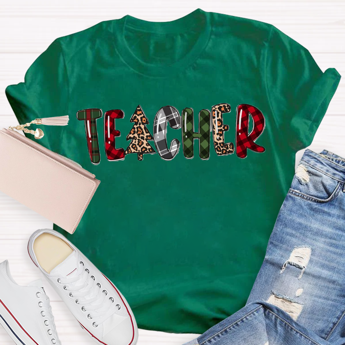 Christmas Tree Teacher T-Shirt