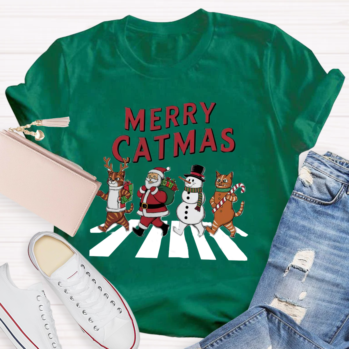 Merry Catmas T-Shirt