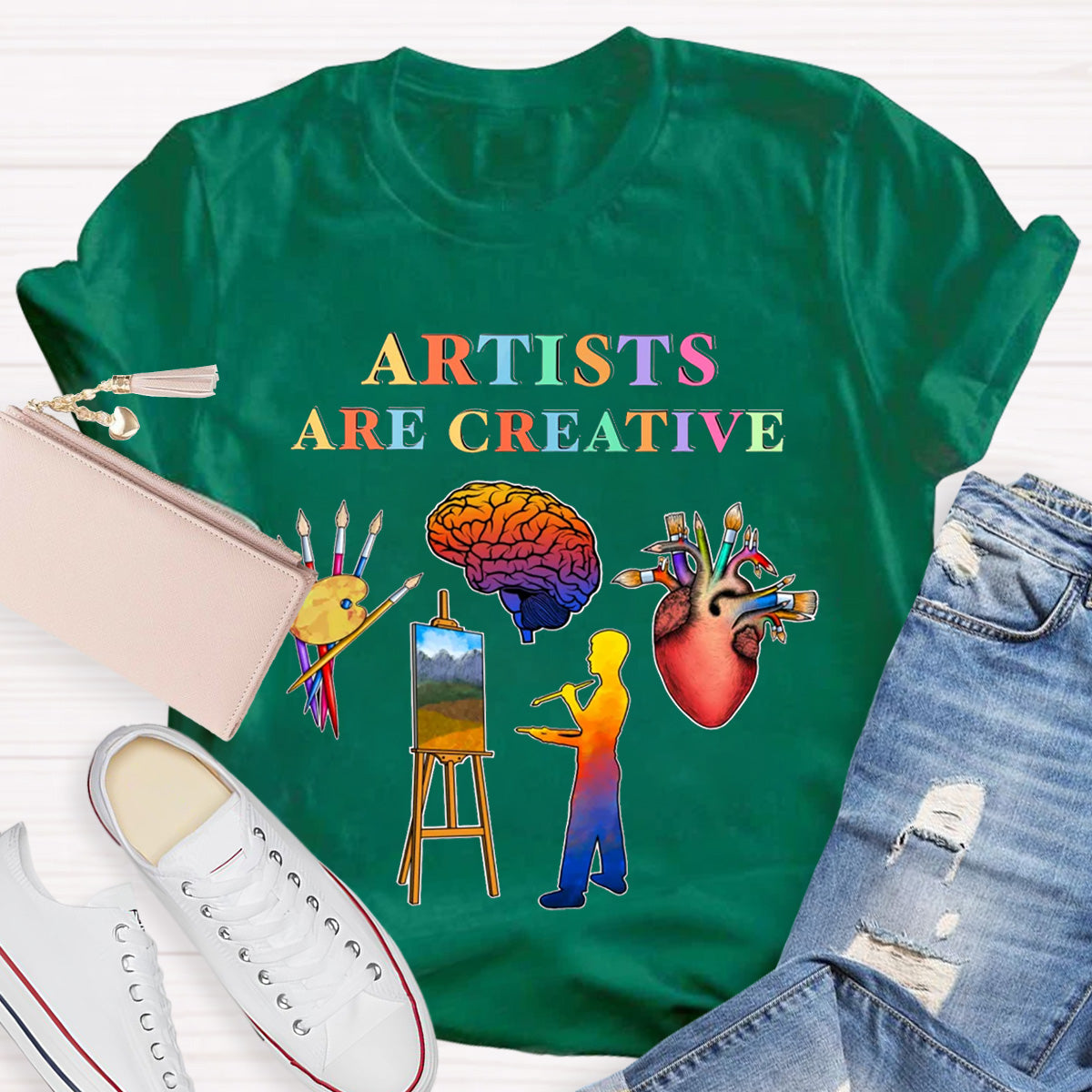 Artists Are Creative Art Teacher T-Shirt