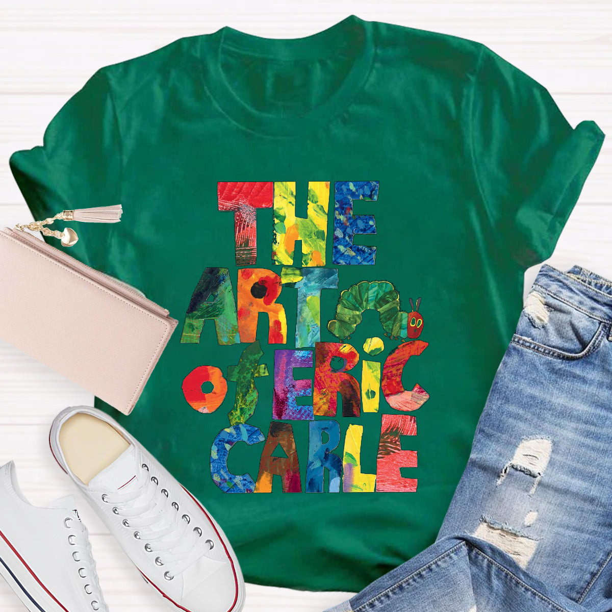 The Art Of Eric Carle Teacher Shirt